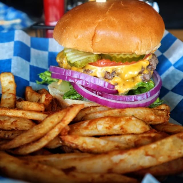 Double Smash Cheeseburger.